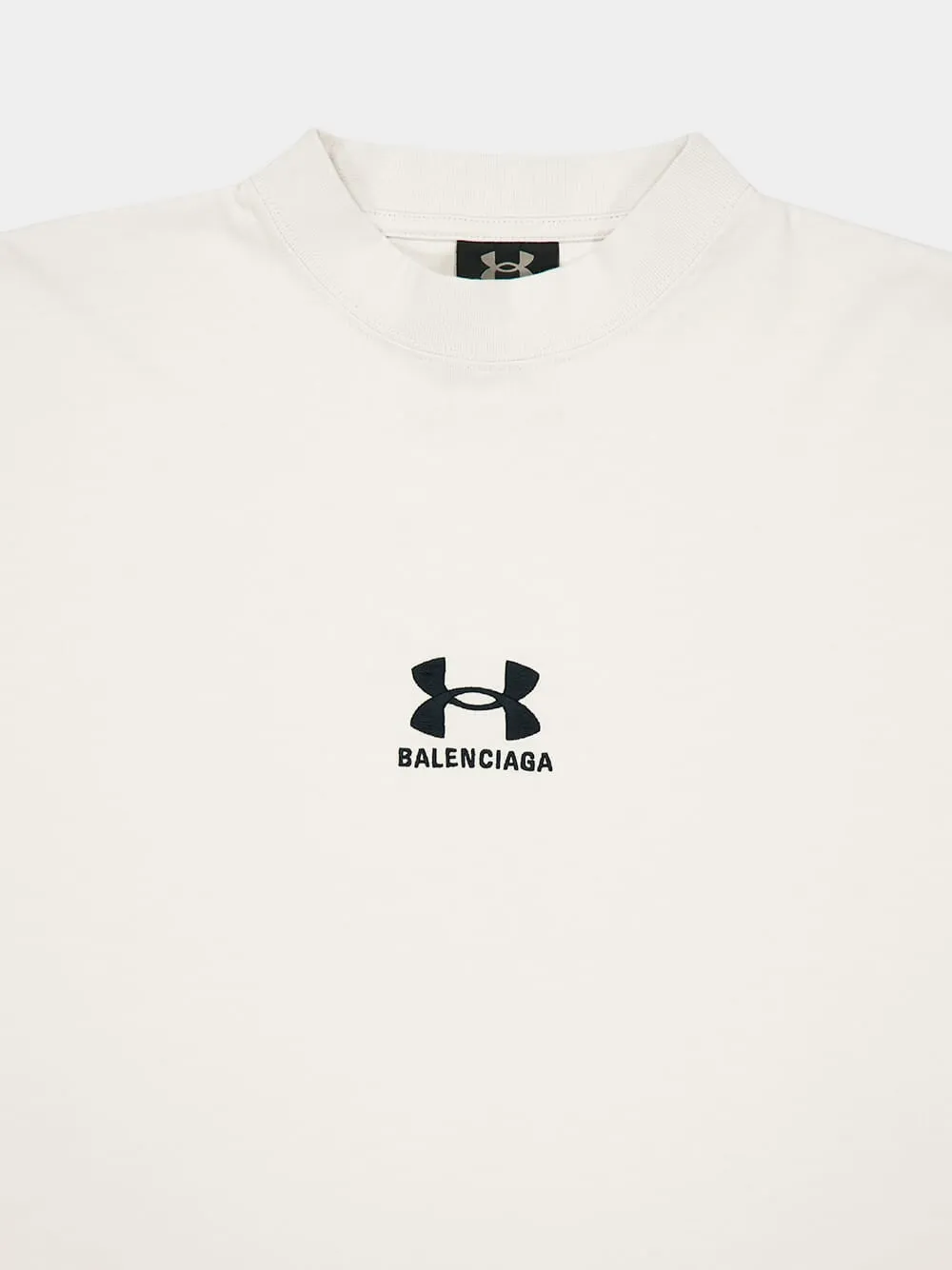 White Oversized Under Armour® T-Shirt sold by Fashion Clinic product image thumbnail 3
