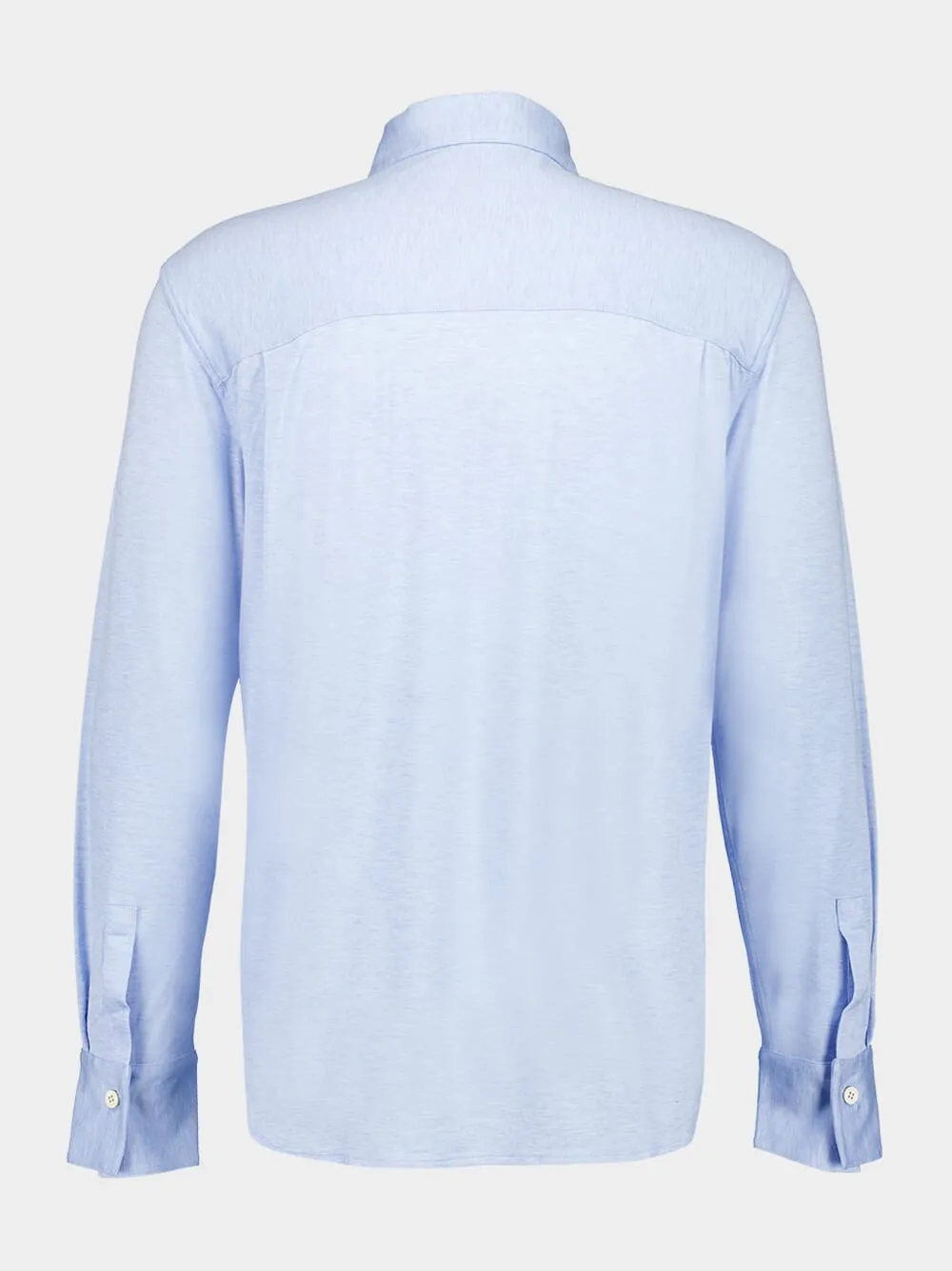 Light Blue Stretch Jersey Shirt sold by Fashion Clinic product image thumbnail 2