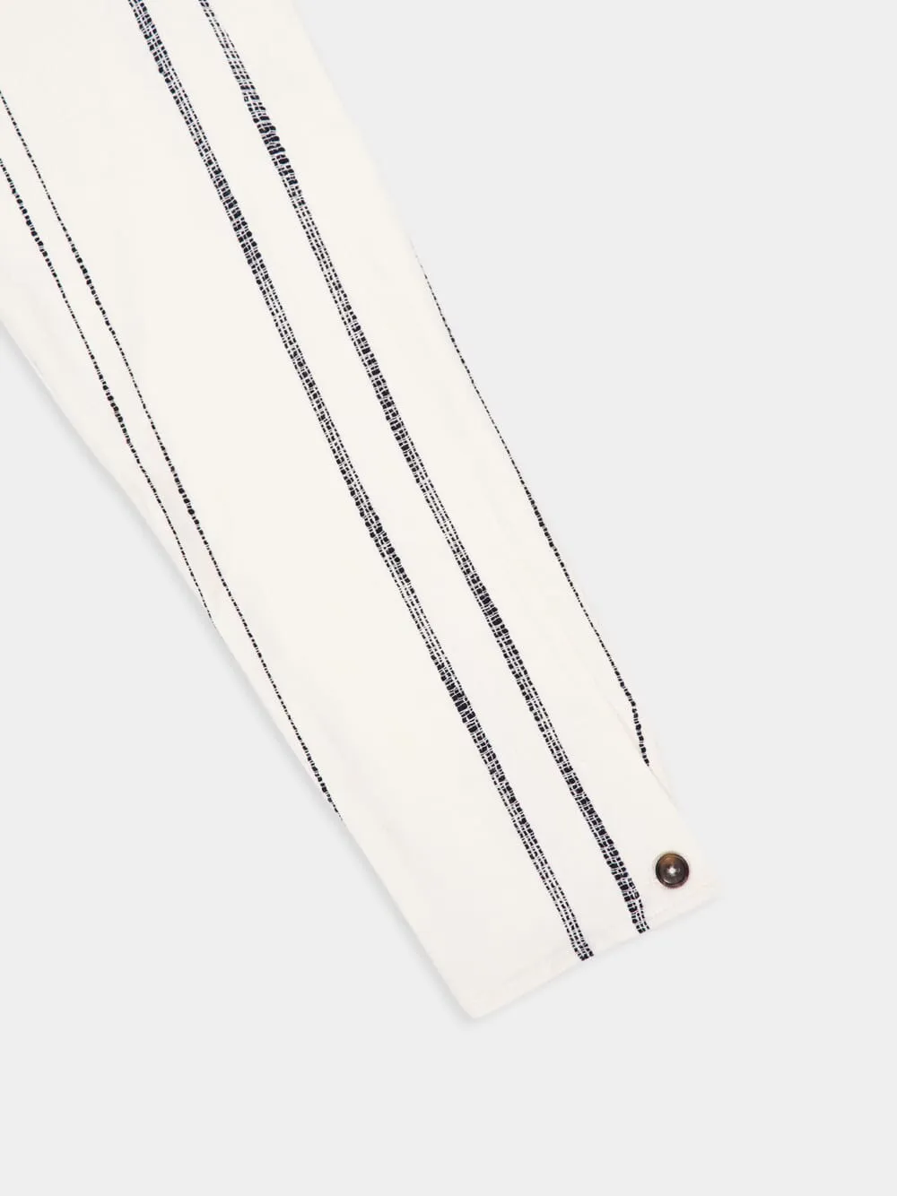 Cream Woven Stripe Shirt sold by Fashion Clinic product image thumbnail 5