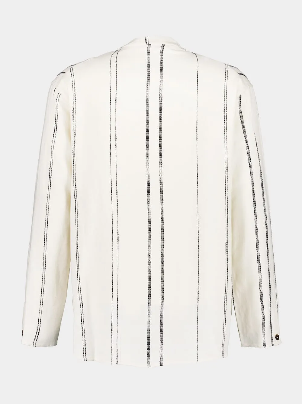 Cream Woven Stripe Shirt sold by Fashion Clinic product image thumbnail 3