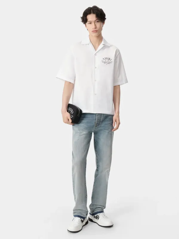 White Arts District Camp Shirt sold by Fashion Clinic