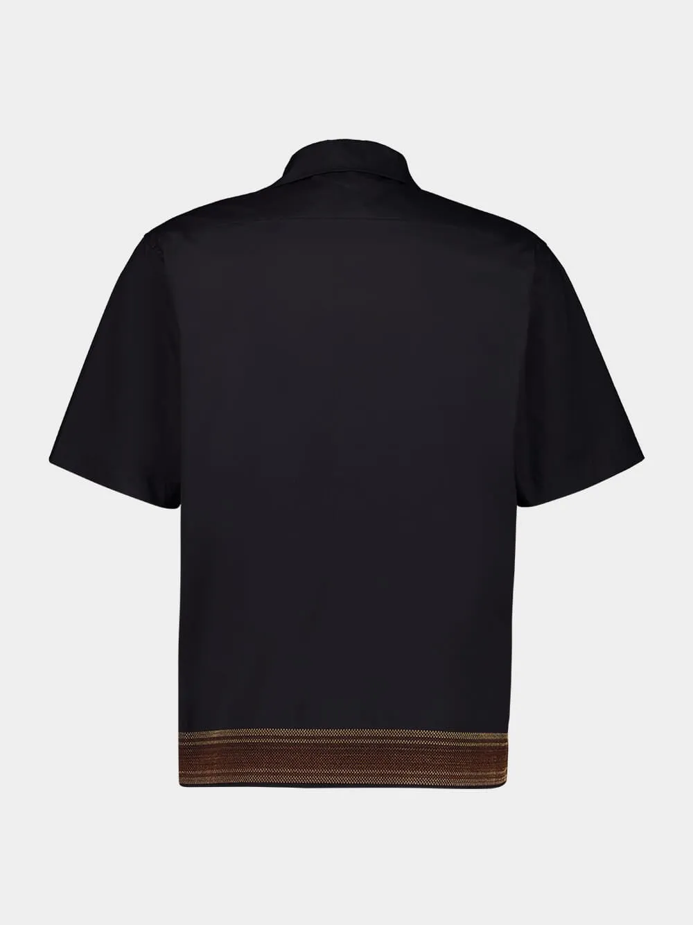 Black Sunwaves Camp Collar Shirt sold by Fashion Clinic product image thumbnail 4
