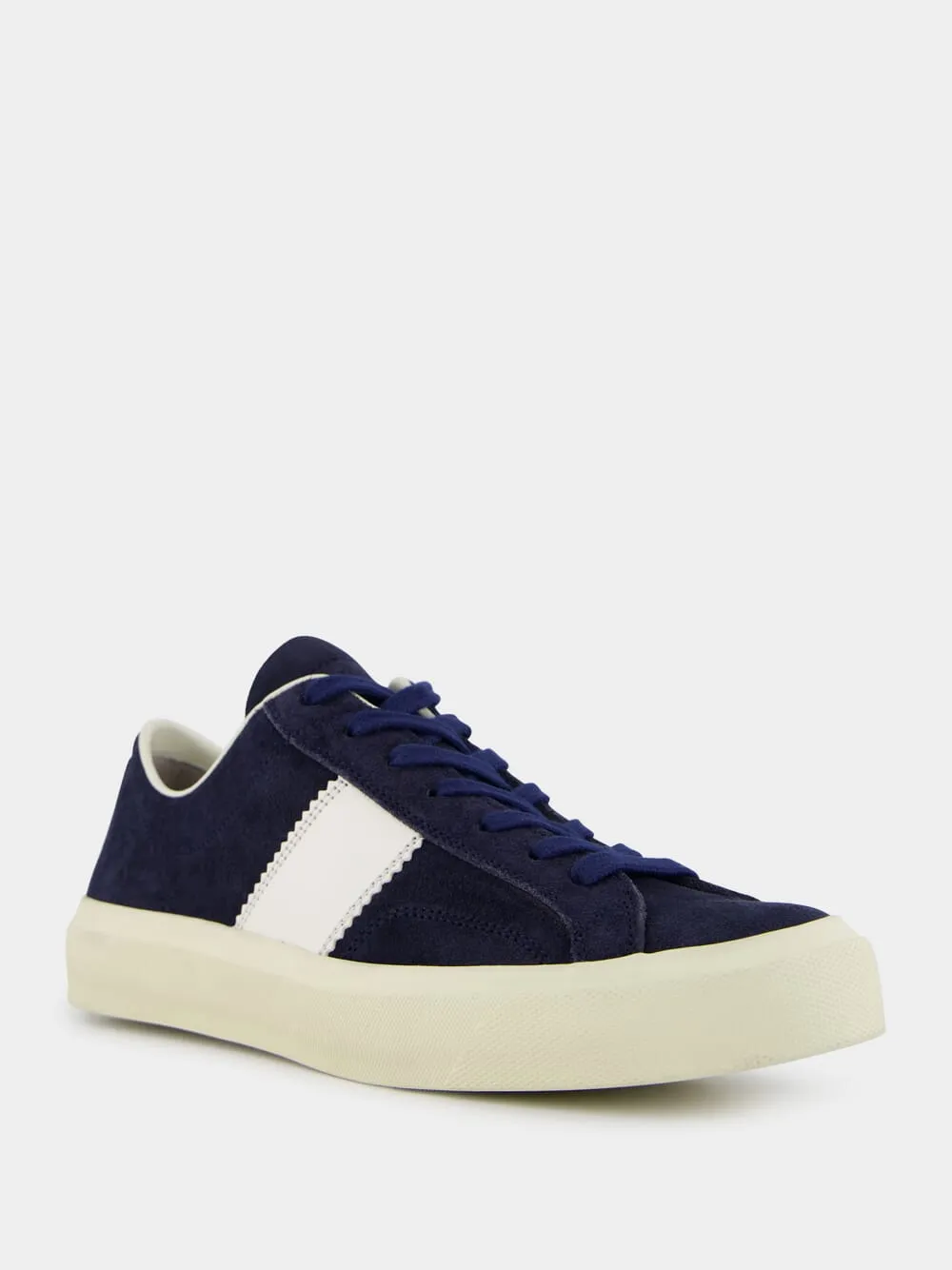 Midnight Blue Suede Cambridge Sneaker sold by Fashion Clinic product image thumbnail 2