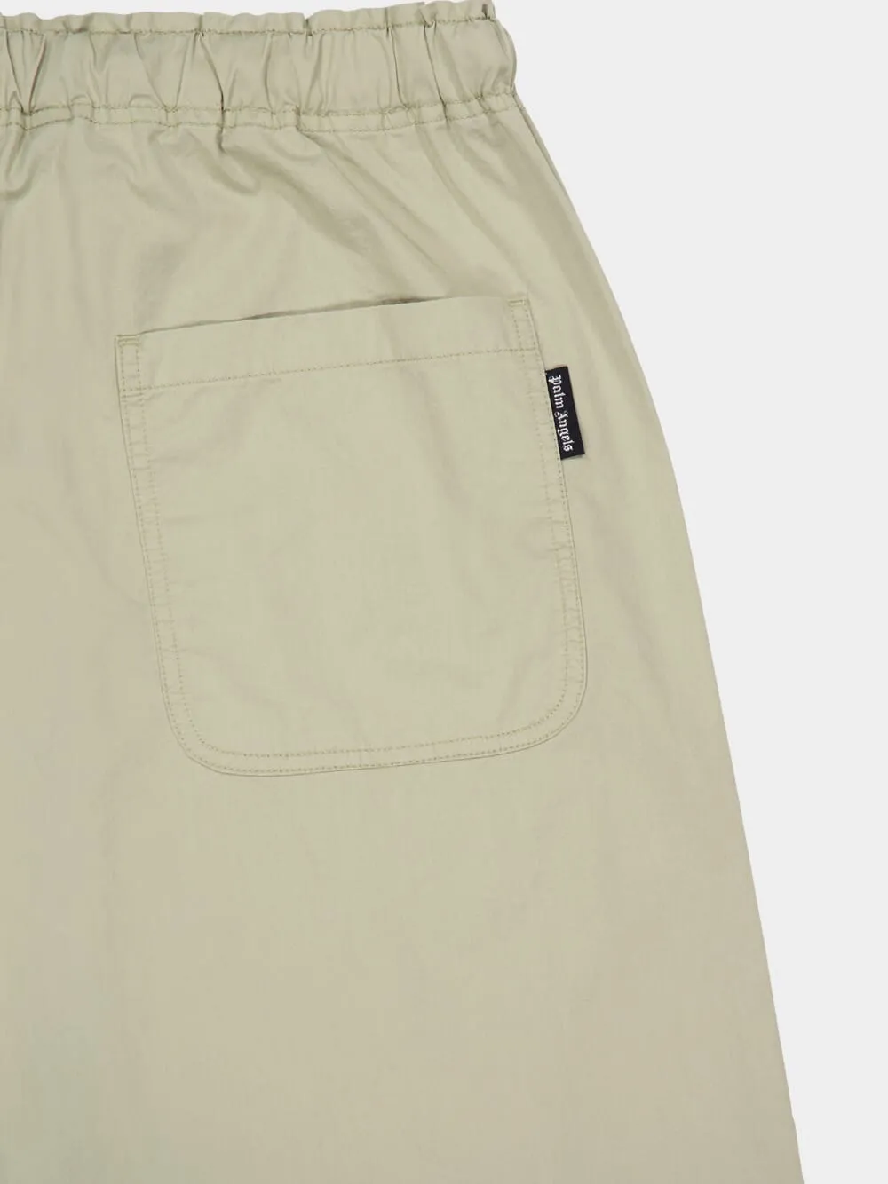 Beige Logo Waist Drawstring Trousers sold by Fashion Clinic product image thumbnail 3