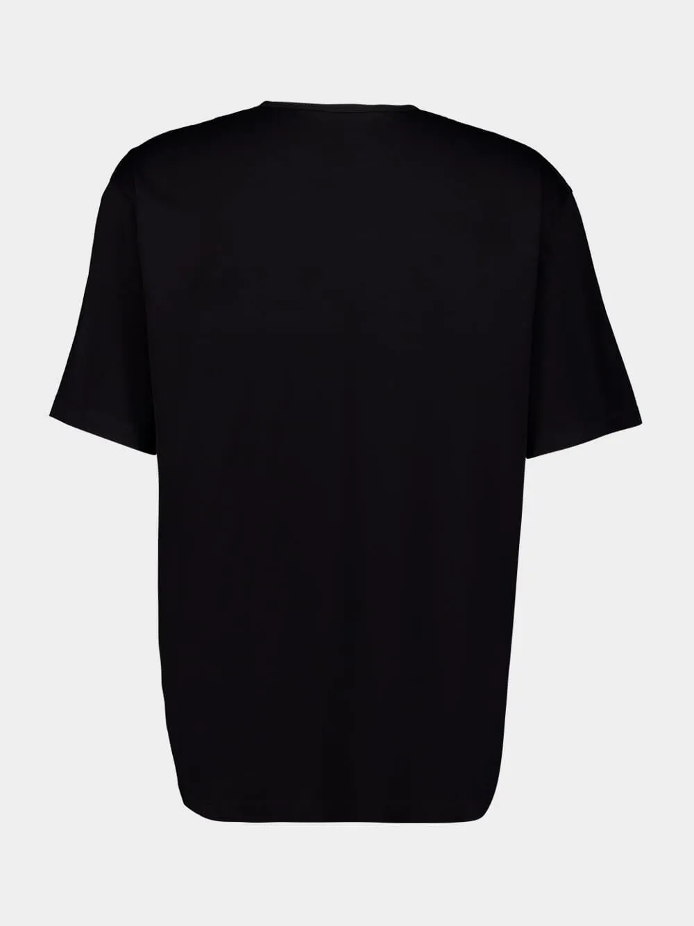 Black Relaxed Fit T-Shirt sold by Fashion Clinic product image thumbnail 2