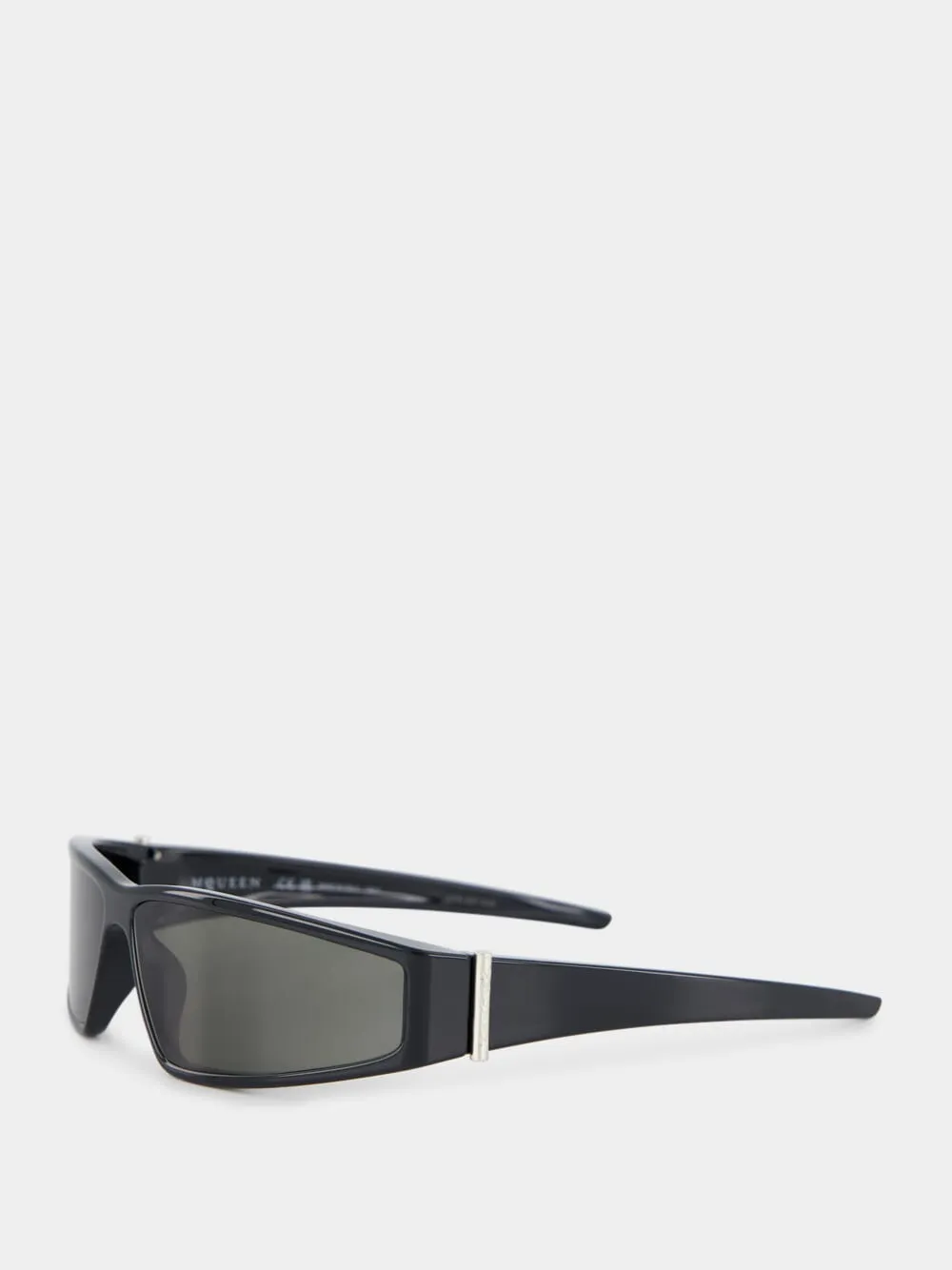 Y2K Wraparound Sunglasses in Black sold by Fashion Clinic product image thumbnail 3
