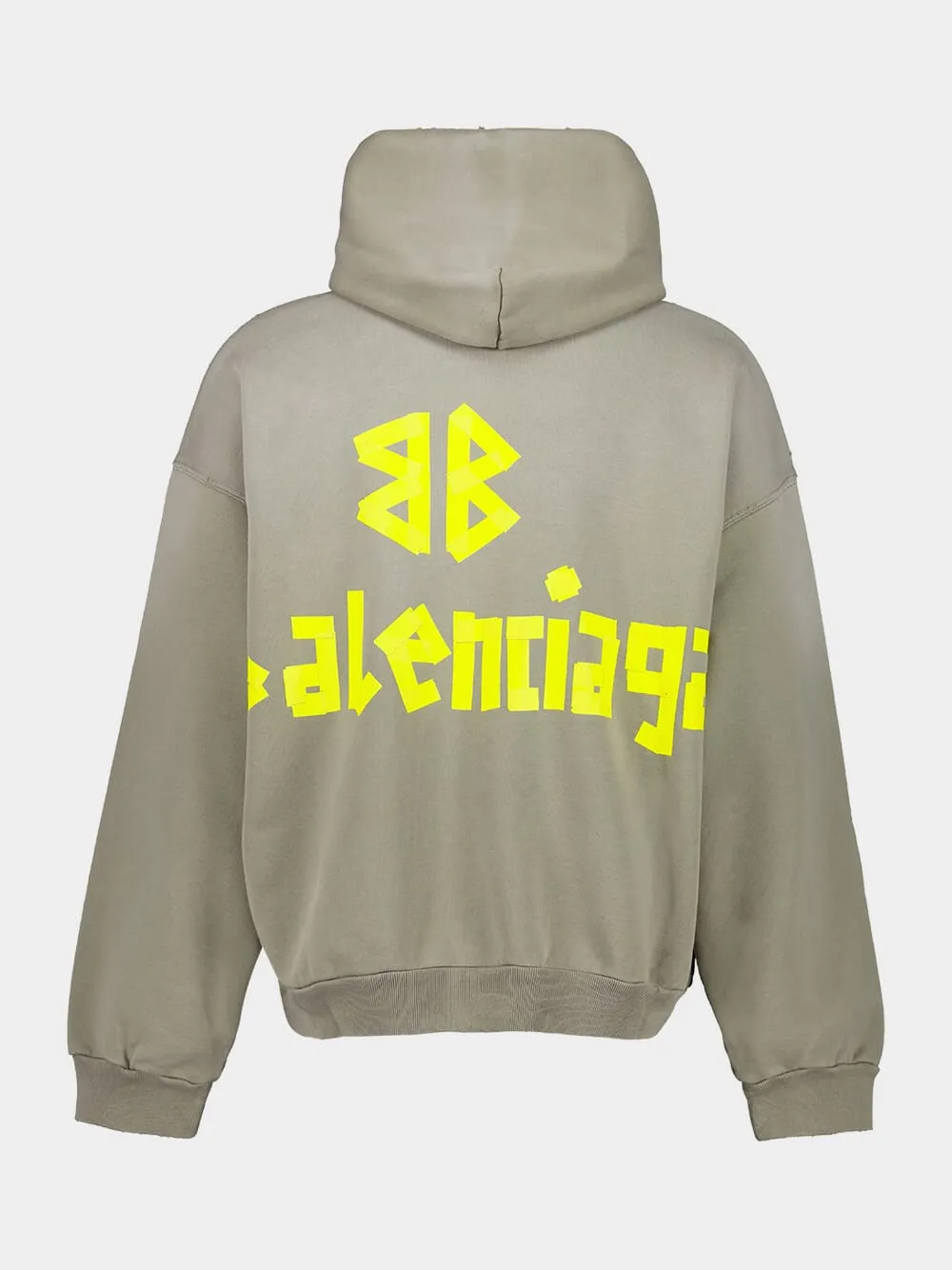 Army Green Tape Type Ripped Pocket Sweatshirt sold by Fashion Clinic product image thumbnail 2