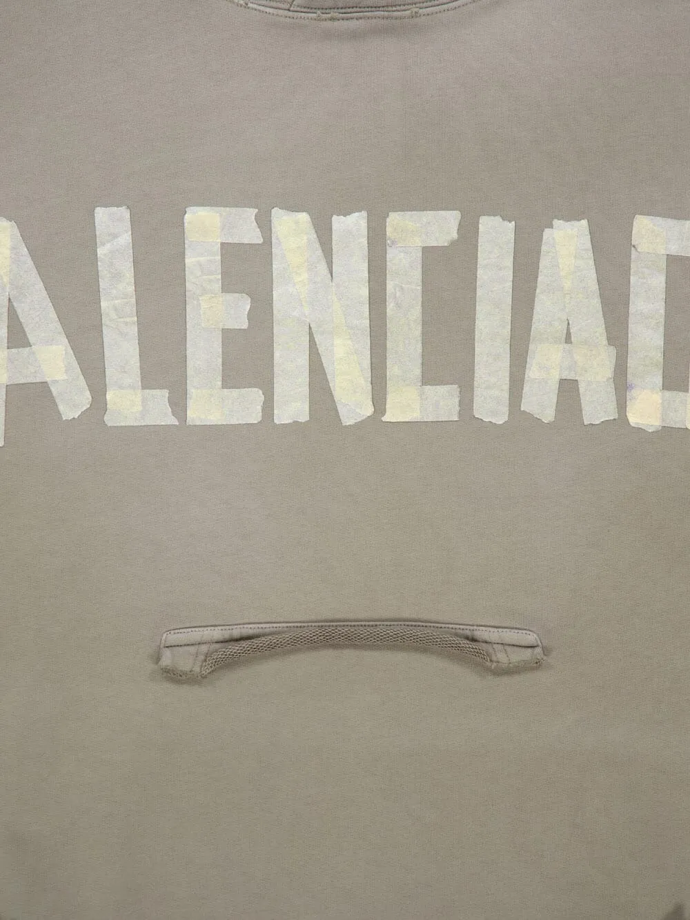 Army Green Tape Type Ripped Pocket Sweatshirt sold by Fashion Clinic product image thumbnail 3