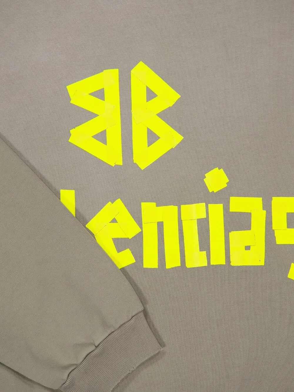Army Green Tape Type Ripped Pocket Sweatshirt sold by Fashion Clinic product image thumbnail 4