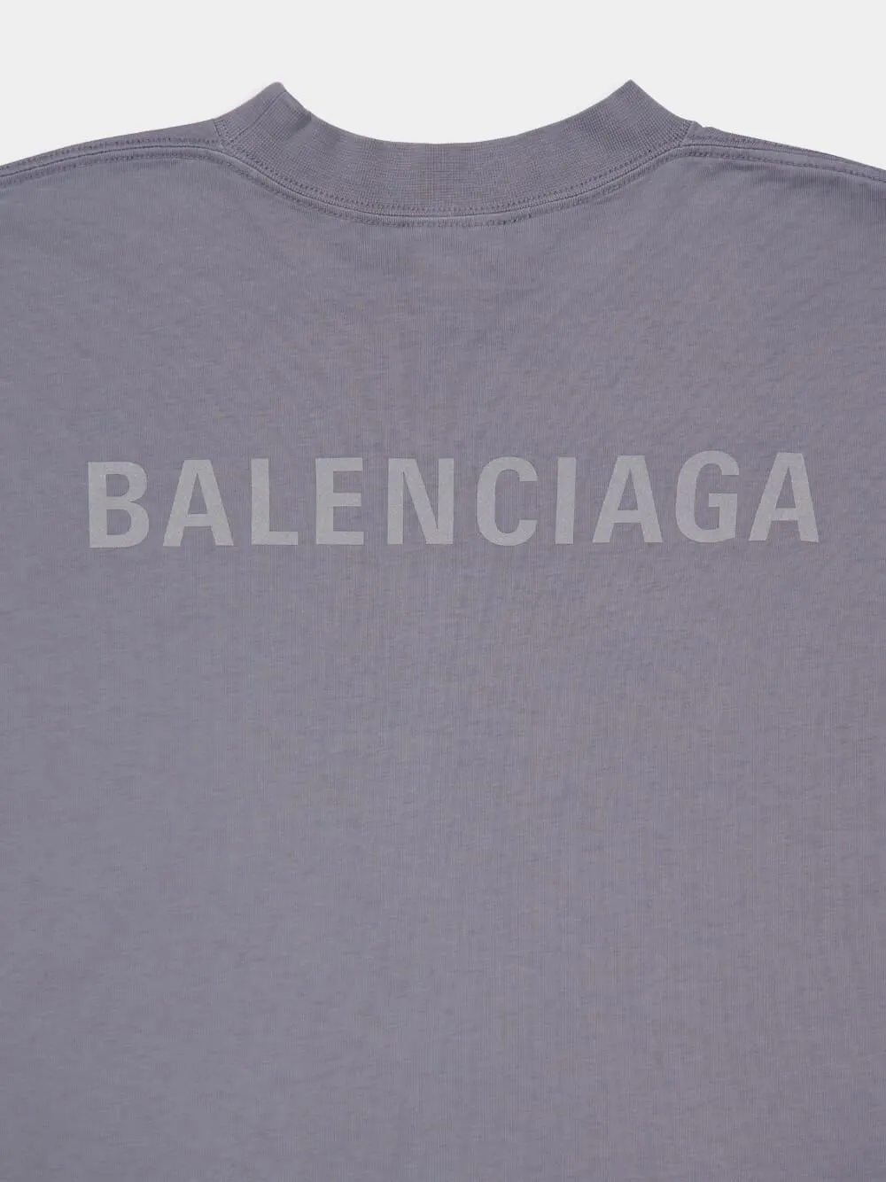 Grey Reflective Medium Fit T-Shirt sold by Fashion Clinic product image thumbnail 4