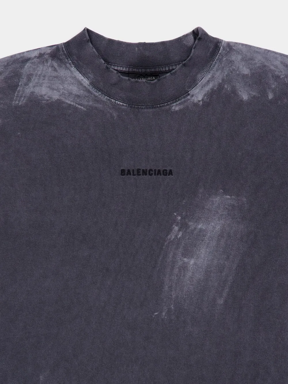 Grey Painted Vintage Back T-Shirt sold by Fashion Clinic product image thumbnail 4