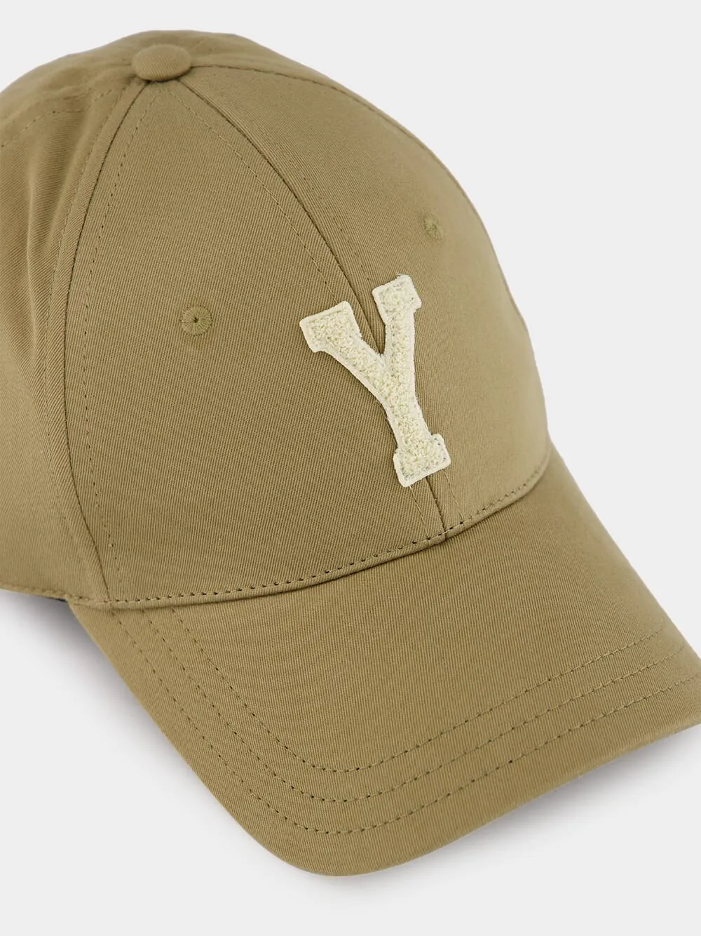 Sand Y Varsity Cap in Gabardine sold by Fashion Clinic product image thumbnail 3
