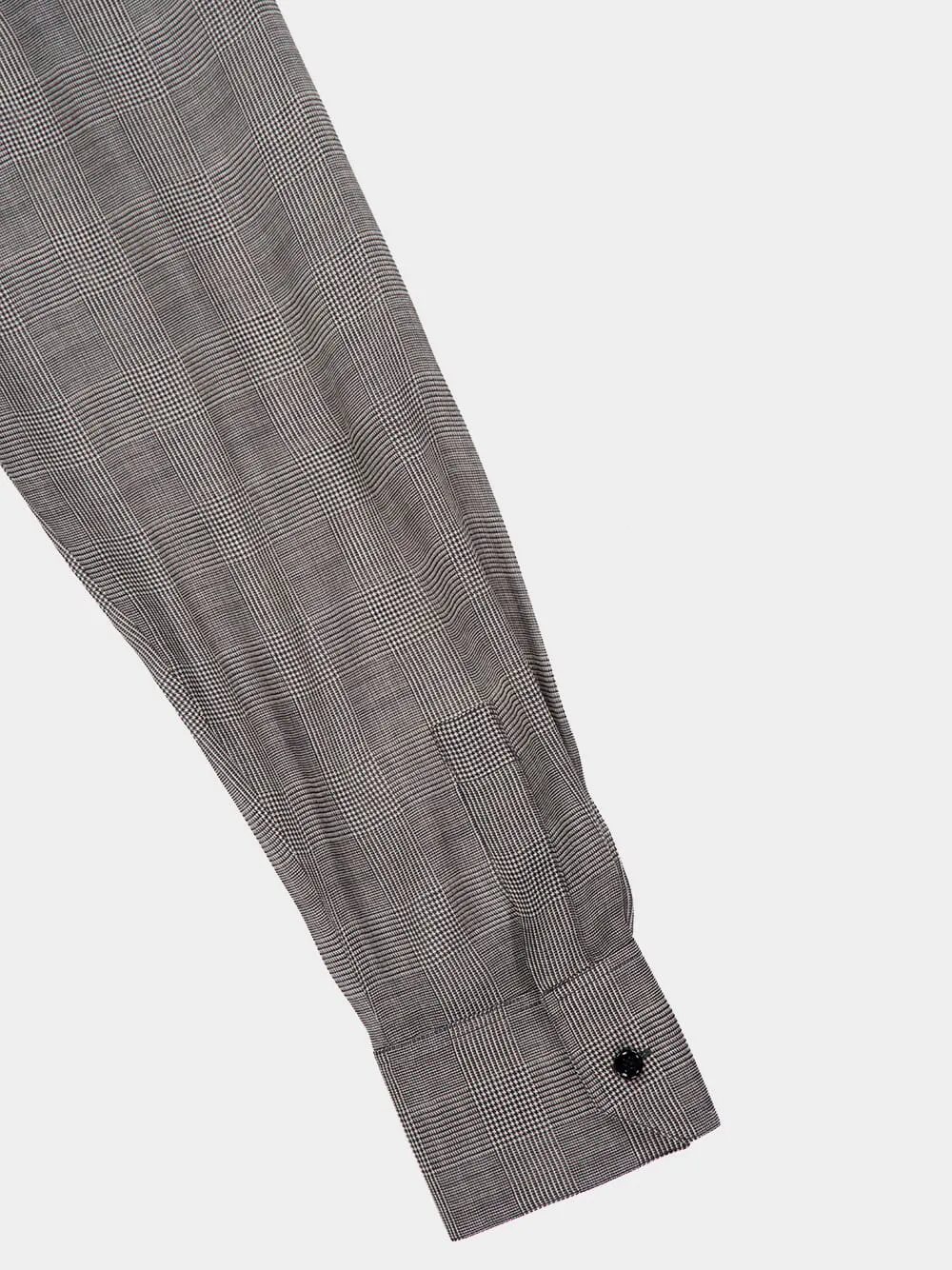 Sheer Prince of Wales Silk Shirt sold by Fashion Clinic product image thumbnail 5