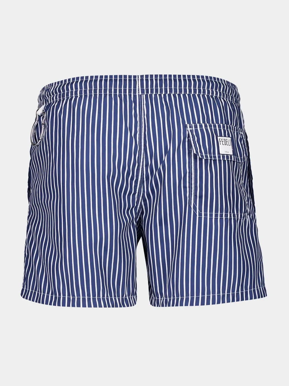 Dark Blue Striped Swim Trunks sold by Fashion Clinic product image thumbnail 2