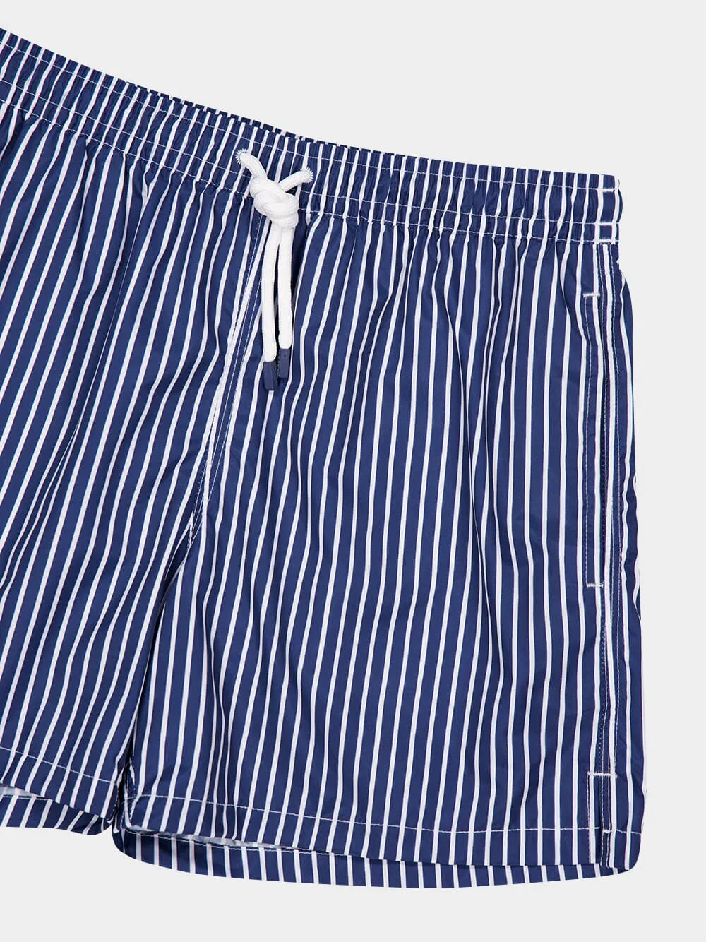 Dark Blue Striped Swim Trunks sold by Fashion Clinic product image thumbnail 3