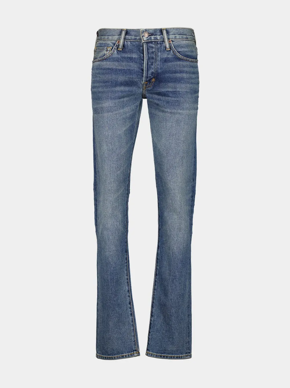 Light Blue Slim-Fit Jeans sold by Fashion Clinic
