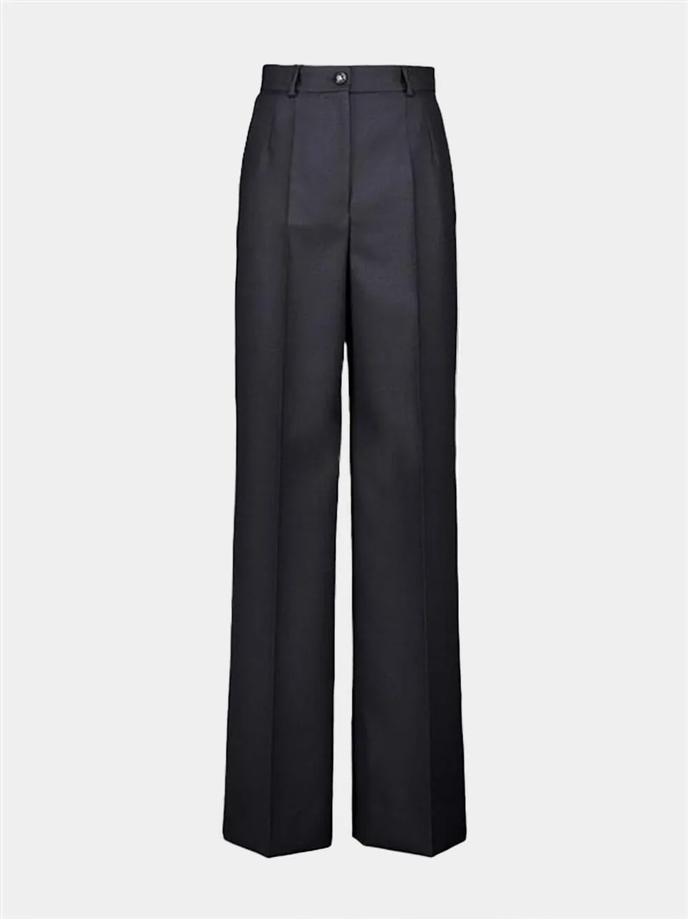 Grey Wool Palazzo Pants sold by Fashion Clinic product image thumbnail 2