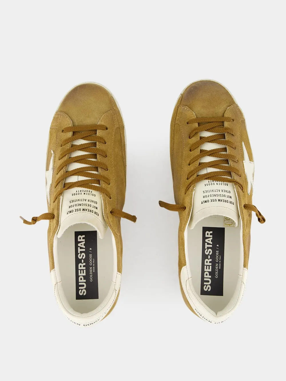 Brown Suede Superstar Sneakers sold by Fashion Clinic product image thumbnail 4