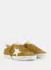Brown Suede Superstar Sneakers sold by Fashion Clinic