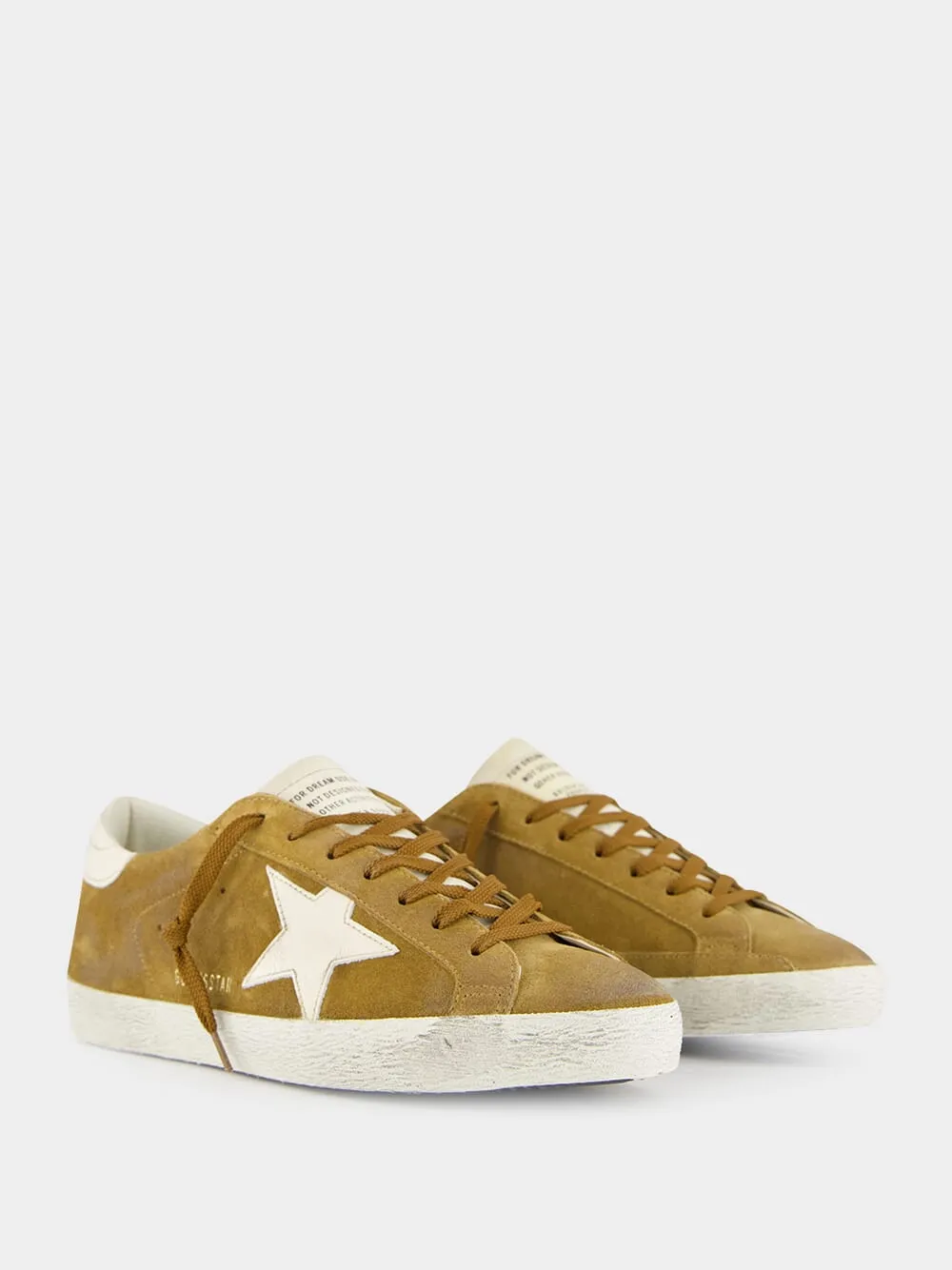 Brown Suede Superstar Sneakers sold by Fashion Clinic product image thumbnail 3