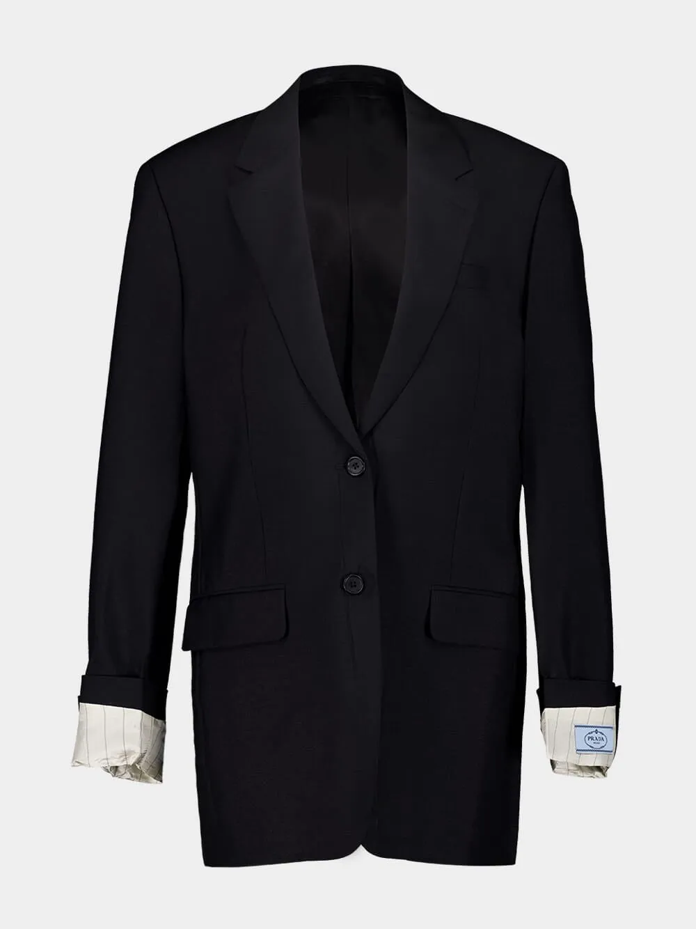 Black Mohair Suit Jacket sold by Fashion Clinic