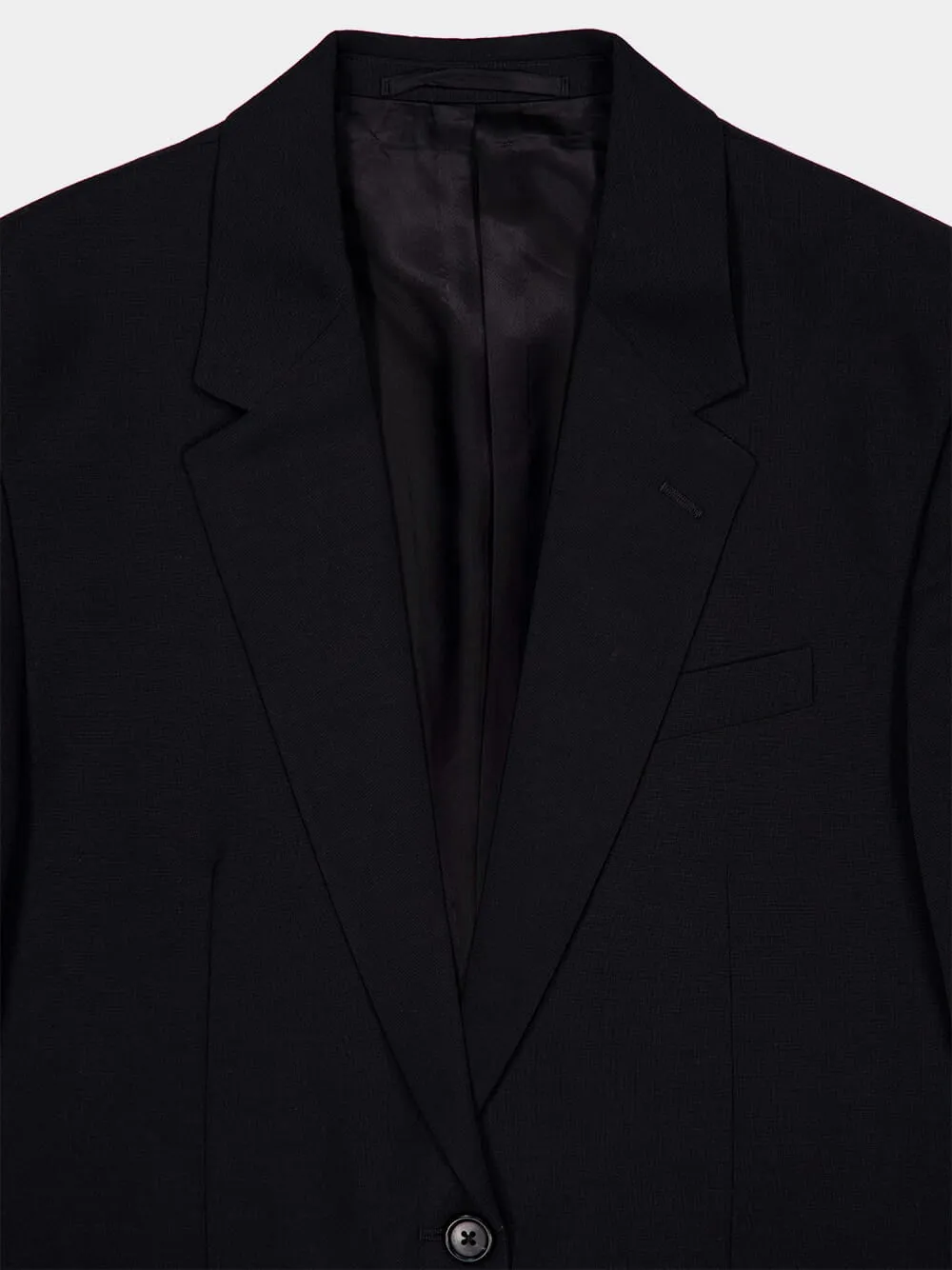 Black Mohair Suit Jacket sold by Fashion Clinic product image thumbnail 3