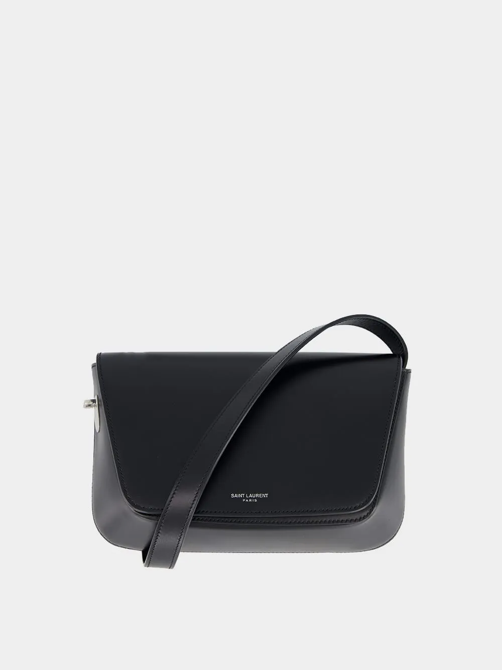 Black Small Leather Crossbody Bag sold by Fashion Clinic