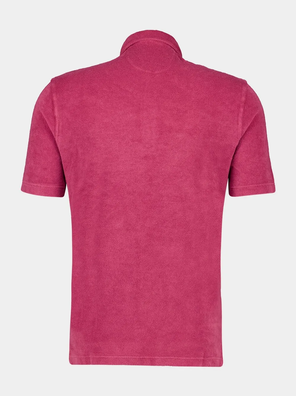 Pink Terry Cotton Polo Shirt sold by Fashion Clinic product image thumbnail 2