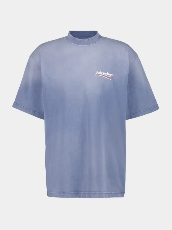 Faded Blue Medium Fit T-Shirt sold by Fashion Clinic