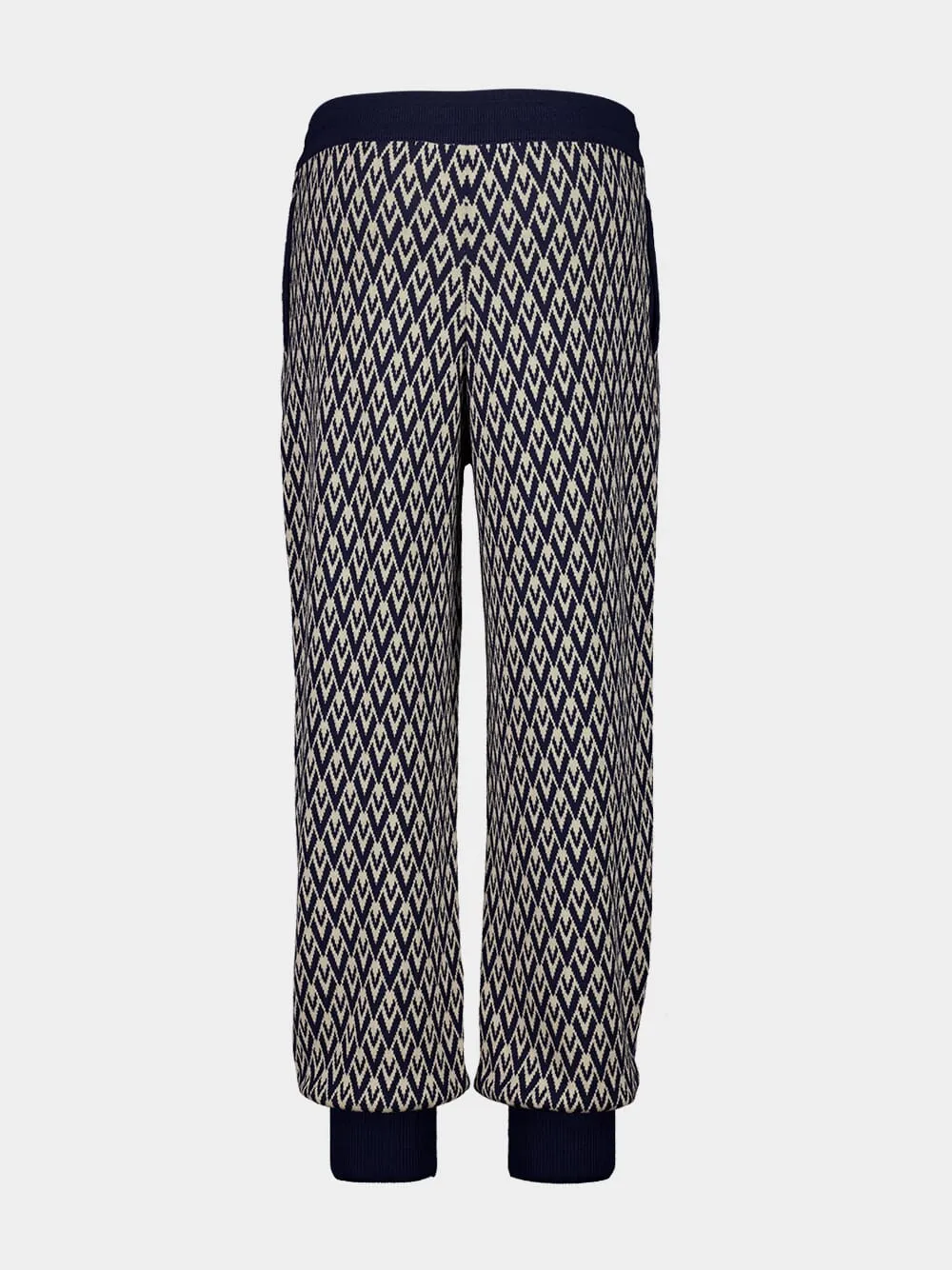 Toute la V Jacquard Wool Knit Trousers sold by Fashion Clinic product image thumbnail 3