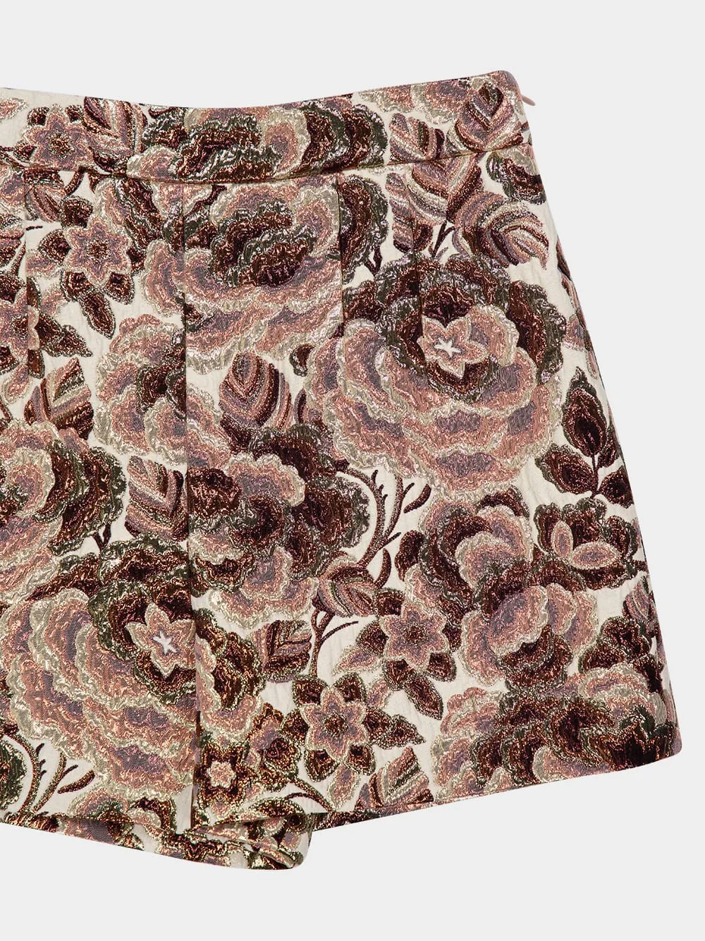 Rose Lurex Matelassé Shorts sold by Fashion Clinic product image thumbnail 3