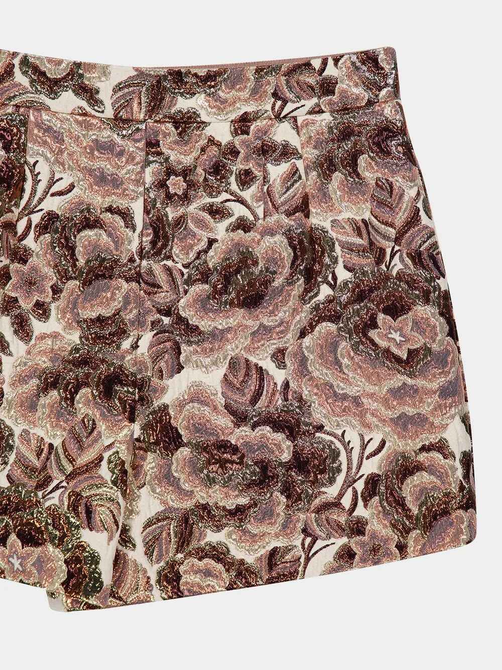 Rose Lurex Matelassé Shorts sold by Fashion Clinic product image thumbnail 4