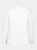 White Regular Fit Linen Button-Up Shirt sold by Fashion Clinic