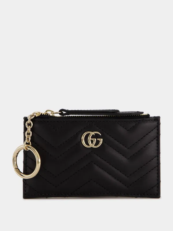 GG Marmont Zip Key Case sold by Fashion Clinic