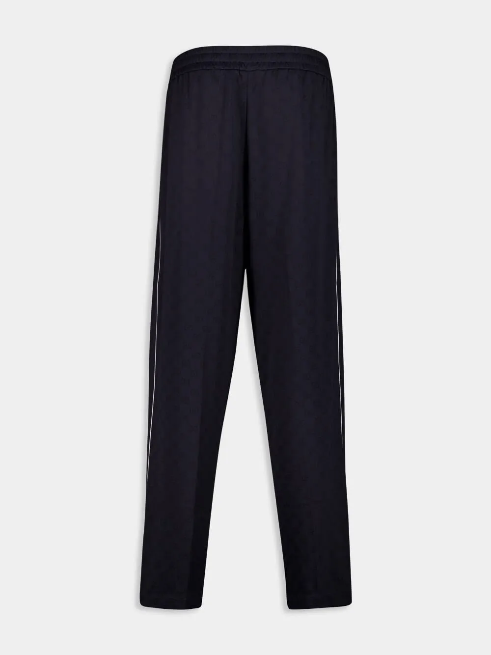 Navy GG Nylon and Cotton Pant sold by Fashion Clinic product image thumbnail 2