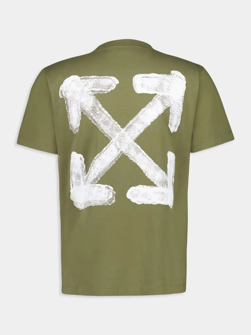 Green Arrow Spray Cotton Slim Fit T-Shirt sold by Fashion Clinic product image thumbnail 2