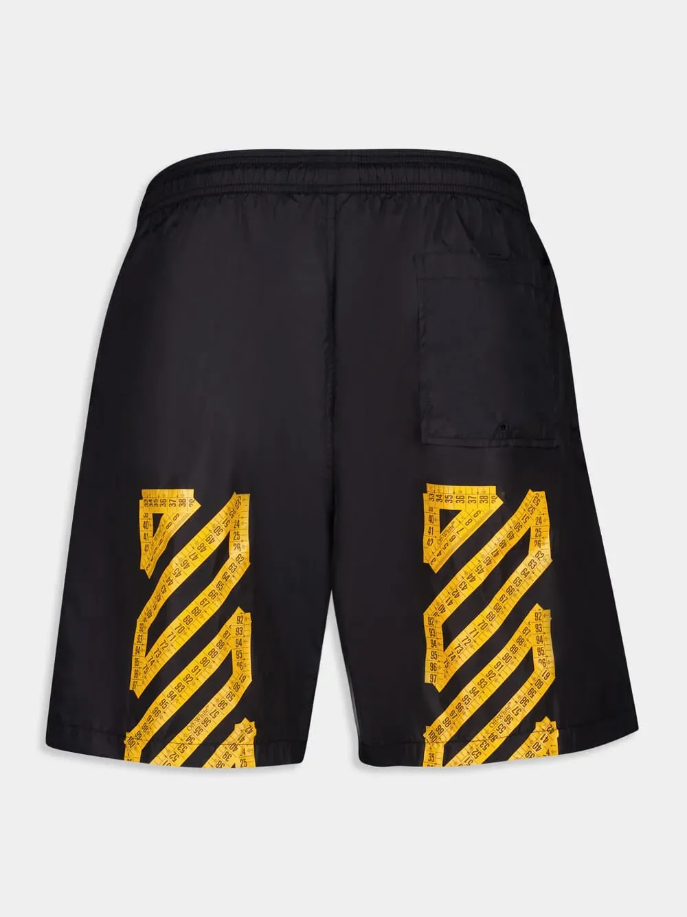 Black Tape-Detail Swim Shorts sold by Fashion Clinic product image thumbnail 2