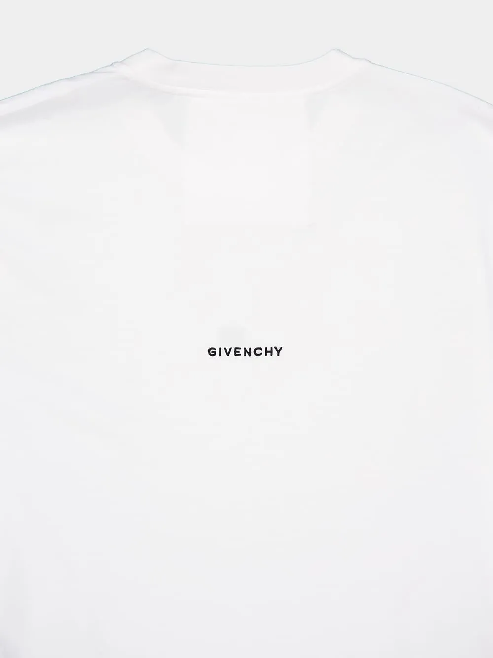 White Slim Fit T-Shirt in Cotton with 4G Embroidery sold by Fashion Clinic product image thumbnail 4