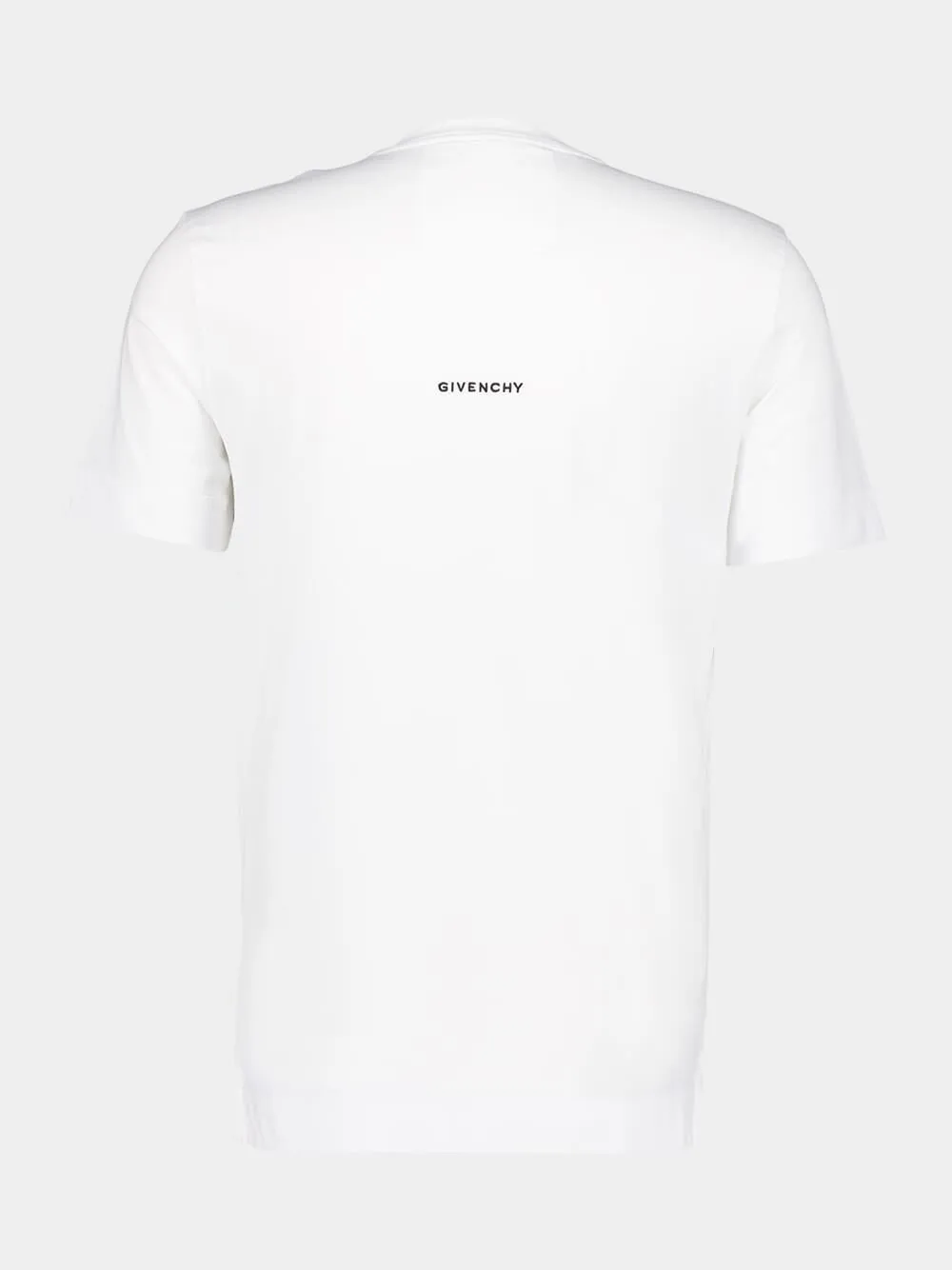 White Slim Fit T-Shirt in Cotton with 4G Embroidery sold by Fashion Clinic product image thumbnail 2