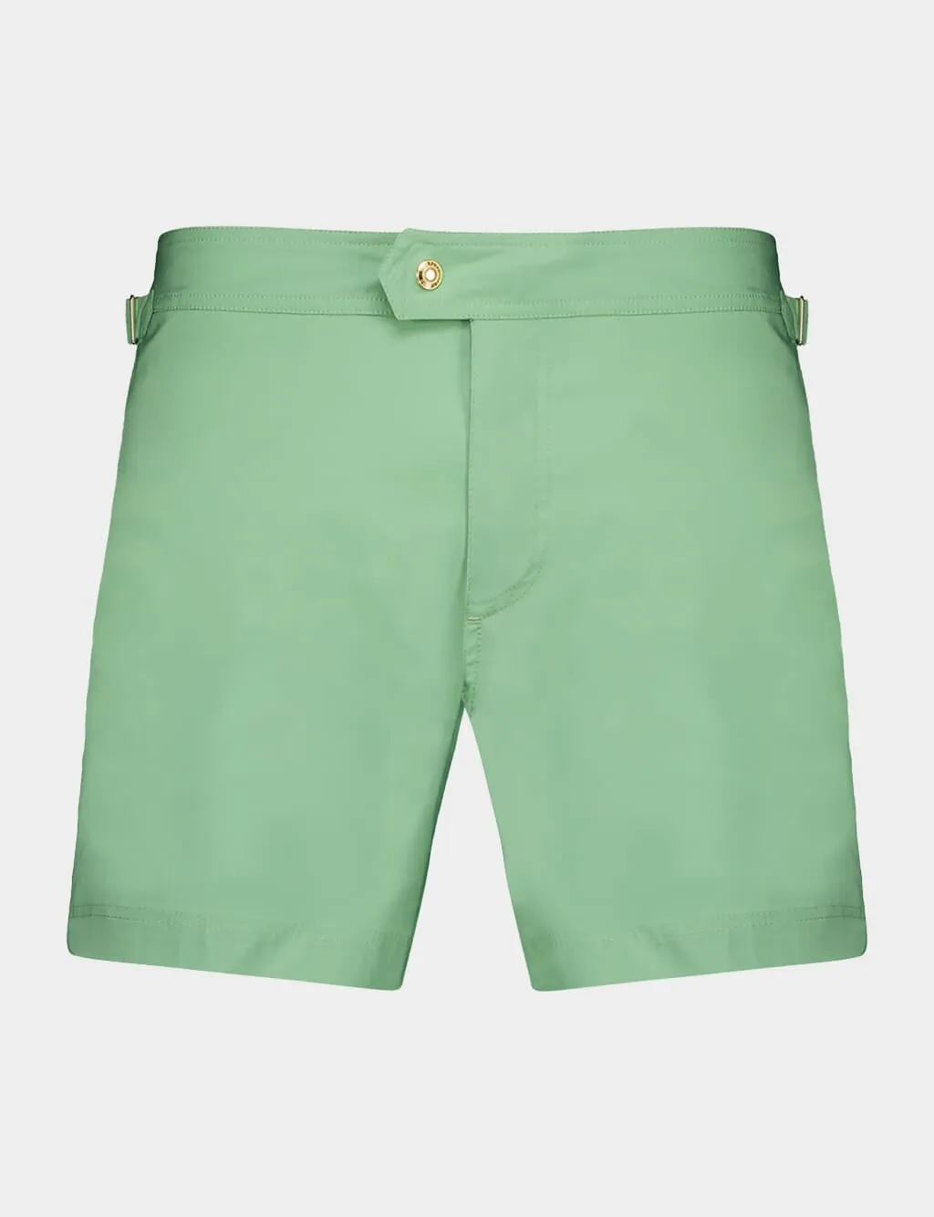 Pistachio Nylon Swim Shorts sold by Fashion Clinic