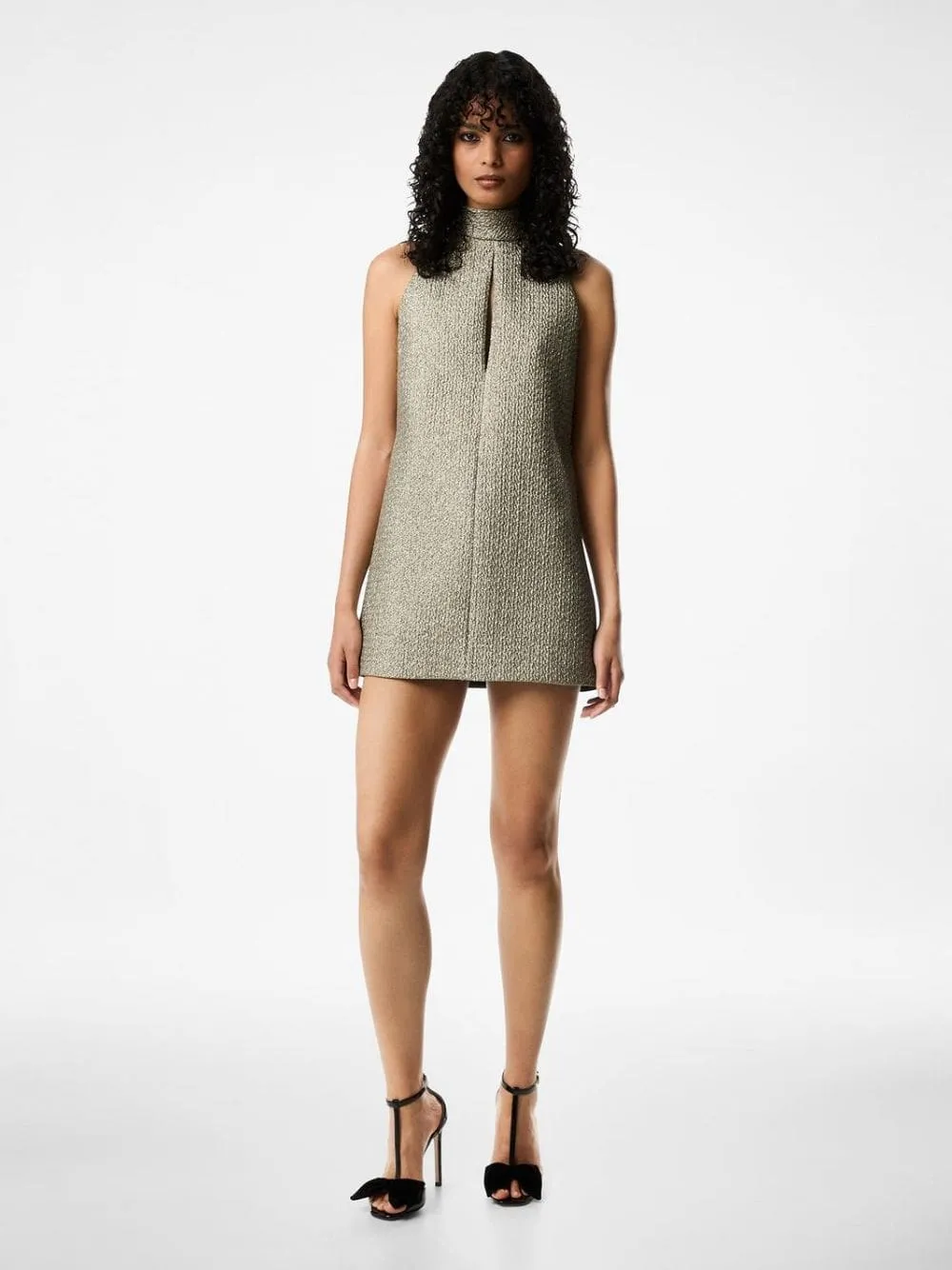 Black Velvet Bow-Detail Sandals sold by Fashion Clinic product image thumbnail 2