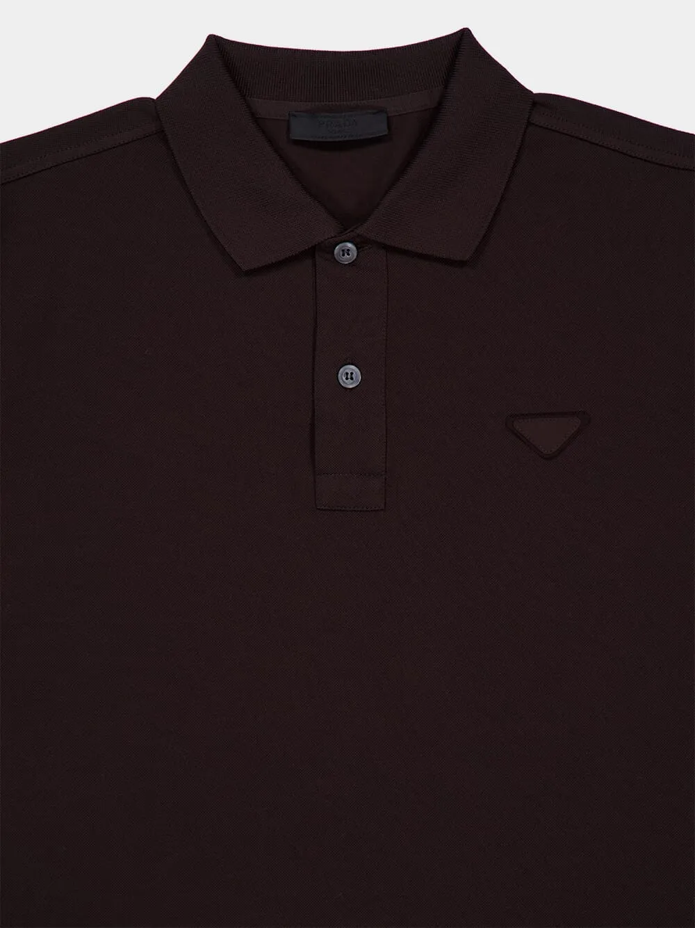 Brown Piqué Polo Shirt sold by Fashion Clinic product image thumbnail 3