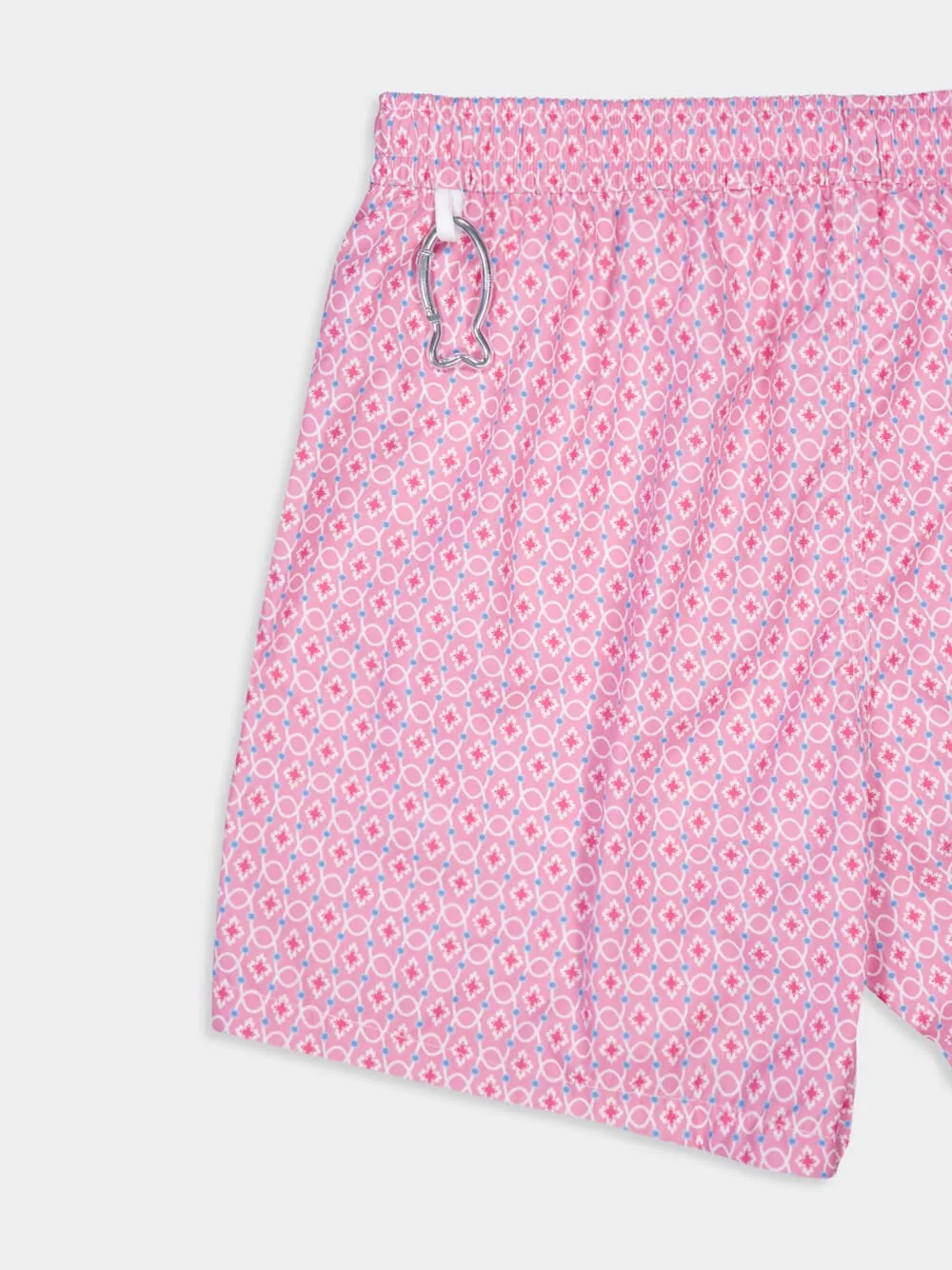 Pink Madeira Vintage Pattern Sustainable Swim Trunk sold by Fashion Clinic product image thumbnail 4