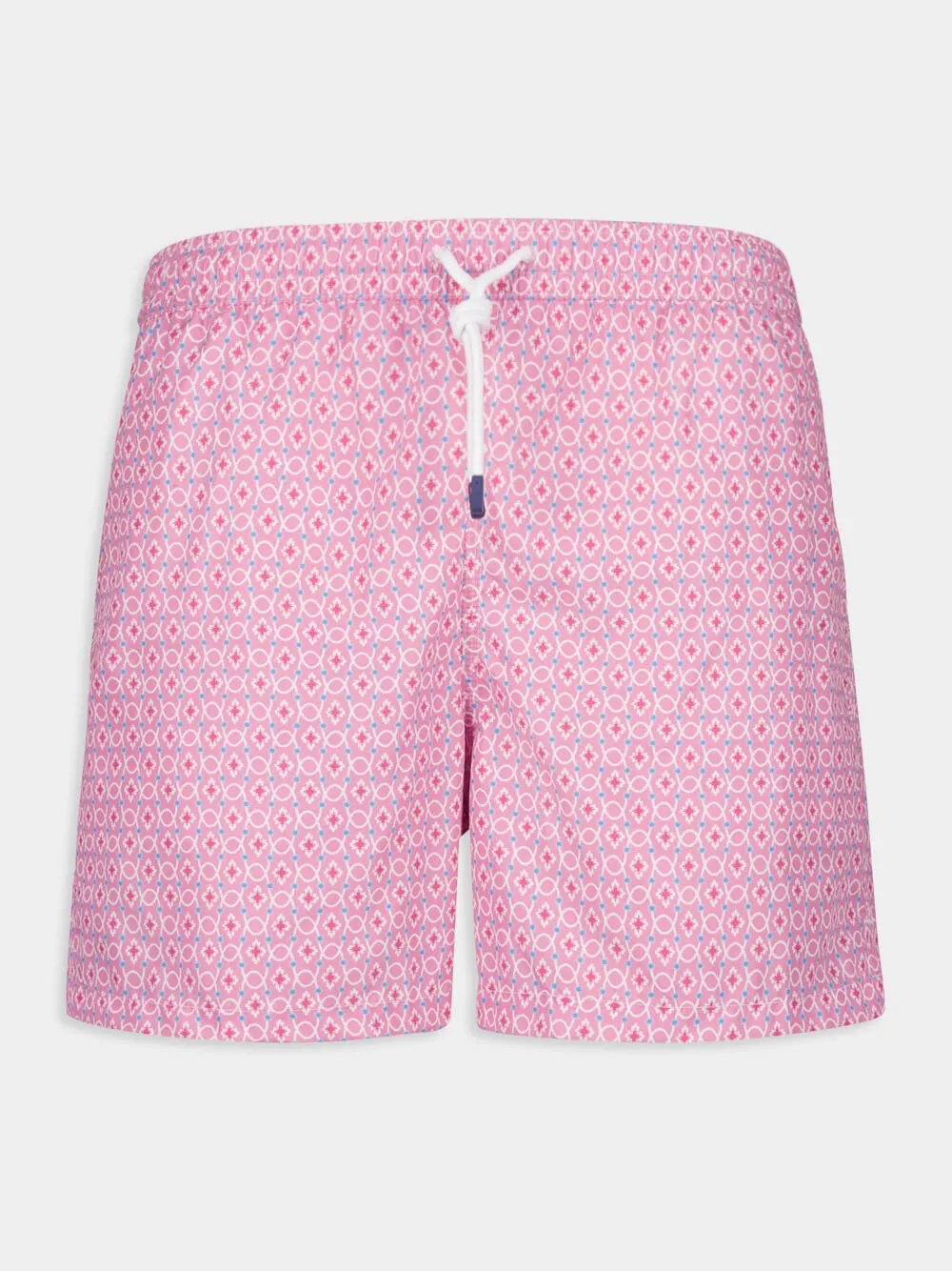 Pink Madeira Vintage Pattern Sustainable Swim Trunk sold by Fashion Clinic
