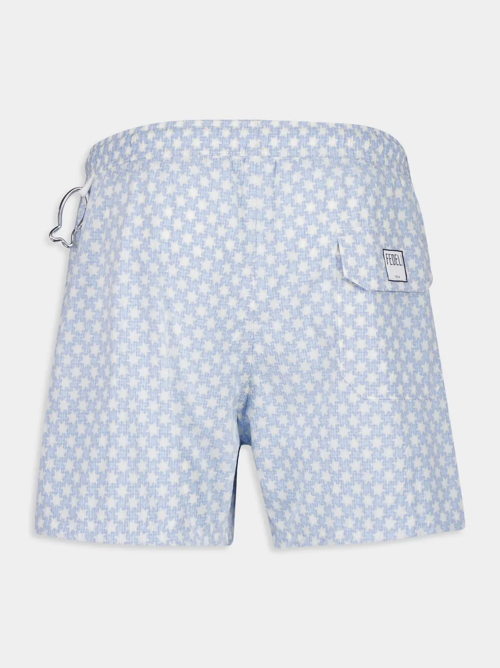 Blue Madeira Sakar Stamp Woven Swim Shorts sold by Fashion Clinic product image thumbnail 2