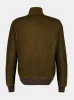Brown Suede Leather Bomber Jacket sold by Fashion Clinic