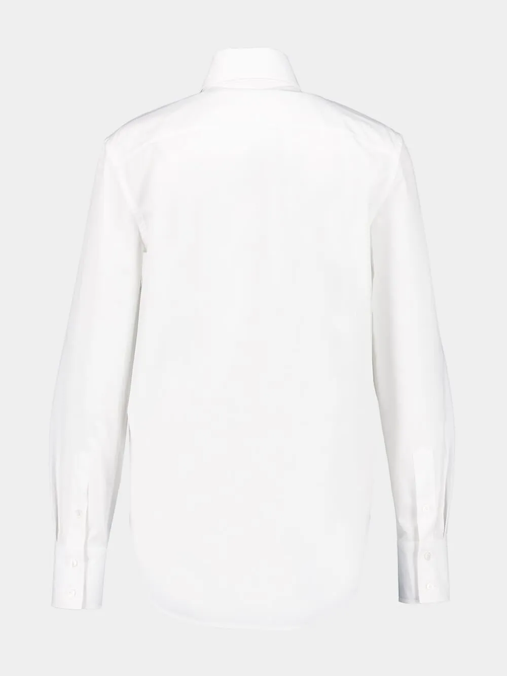 Optic White Cotton Poplin Shirt sold by Fashion Clinic product image thumbnail 2