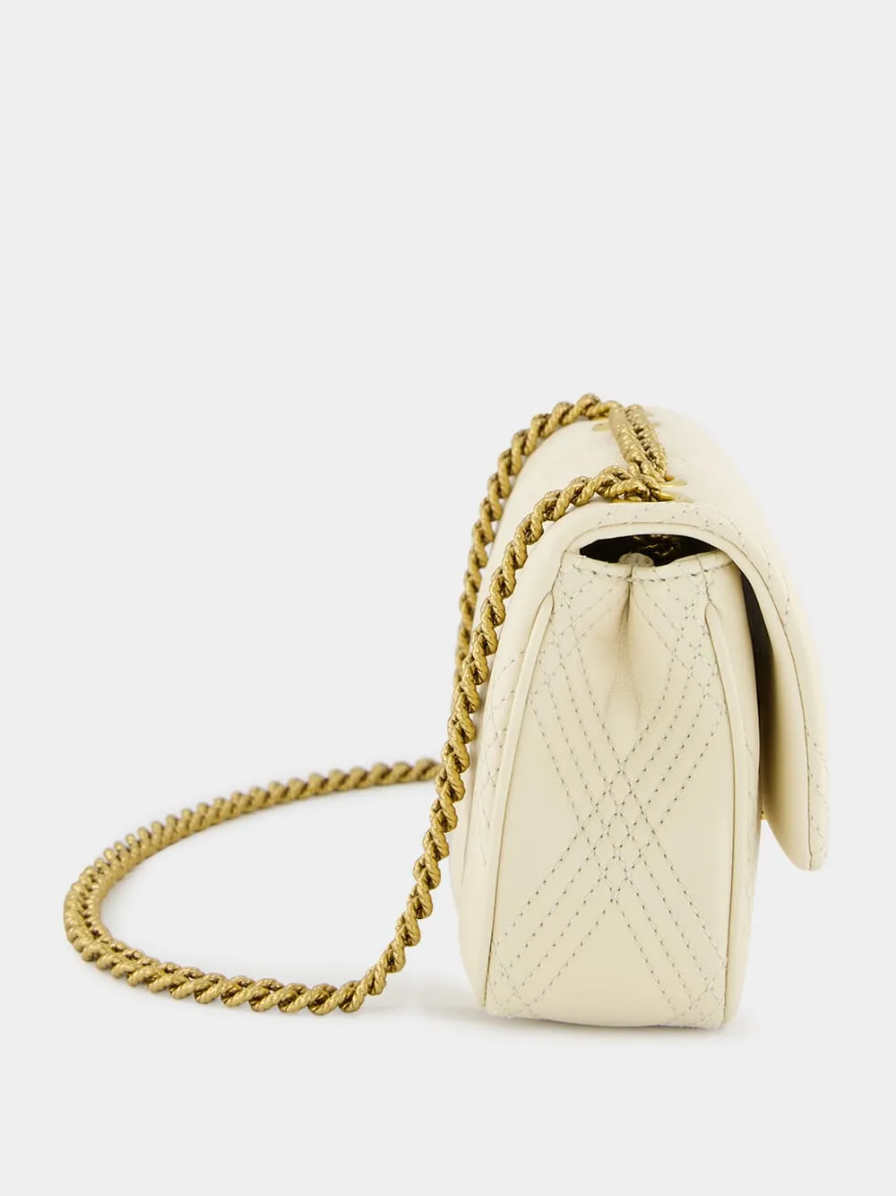 Ivory Quiltie 67 Small Shoulder Bag sold by Fashion Clinic product image thumbnail 4