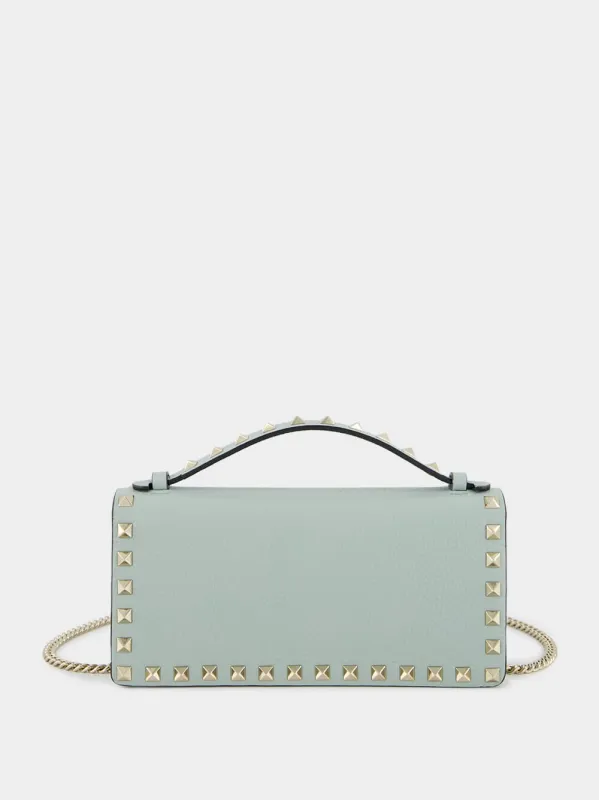 Rockstud Leather Wallet on Chain sold by Fashion Clinic
