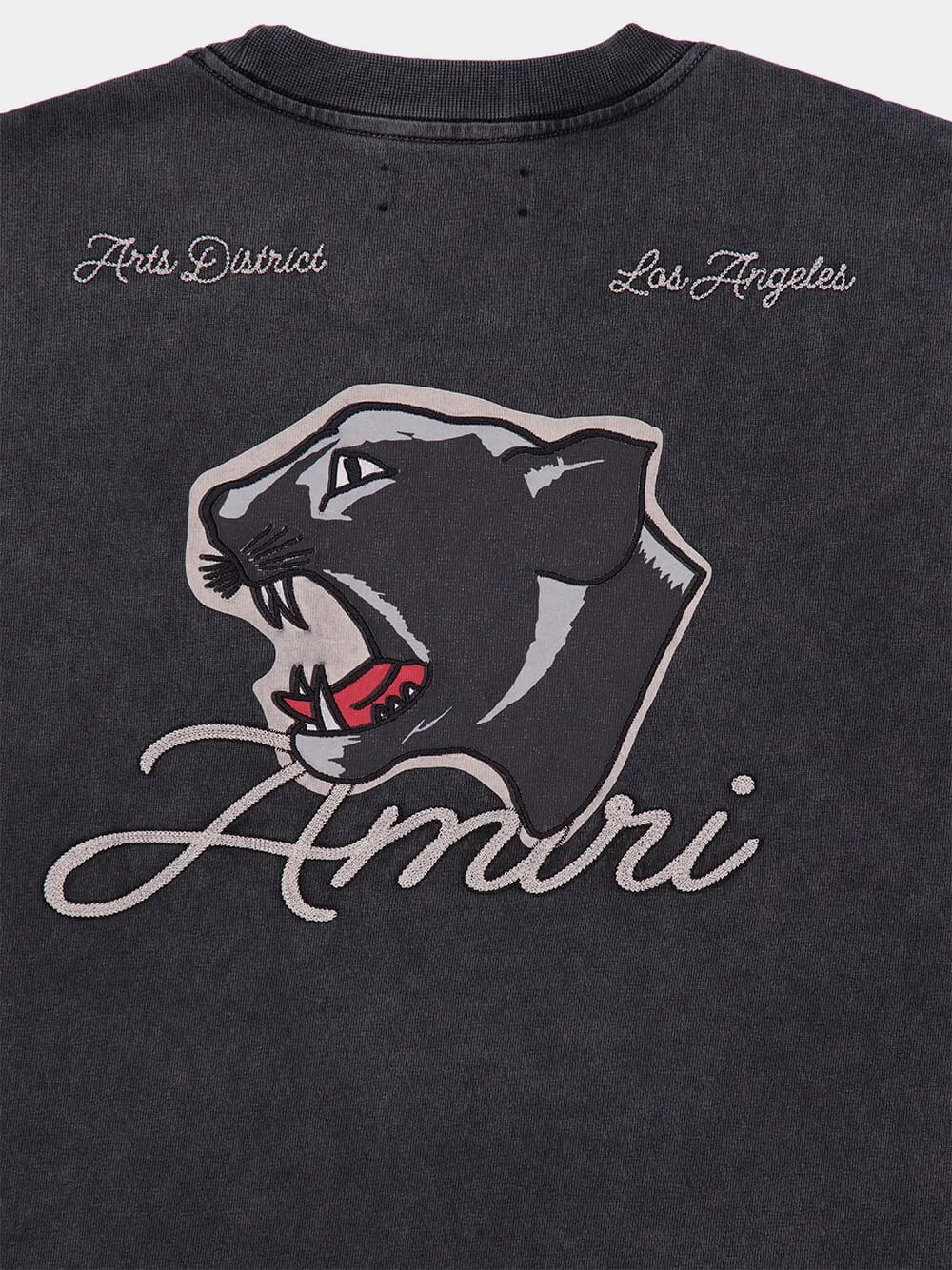 Anthracite Grey Logo Embroidered T-Shirt sold by Fashion Clinic product image thumbnail 4